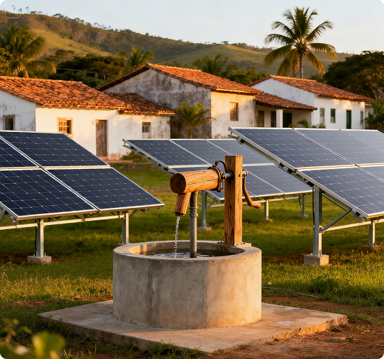 Visão geral da comunidade solar